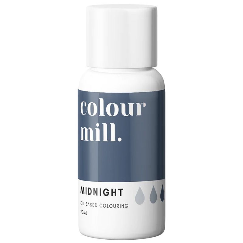 Colour Mill Midnight 20 ml Ölfarbe Lebensmittelfarbe
